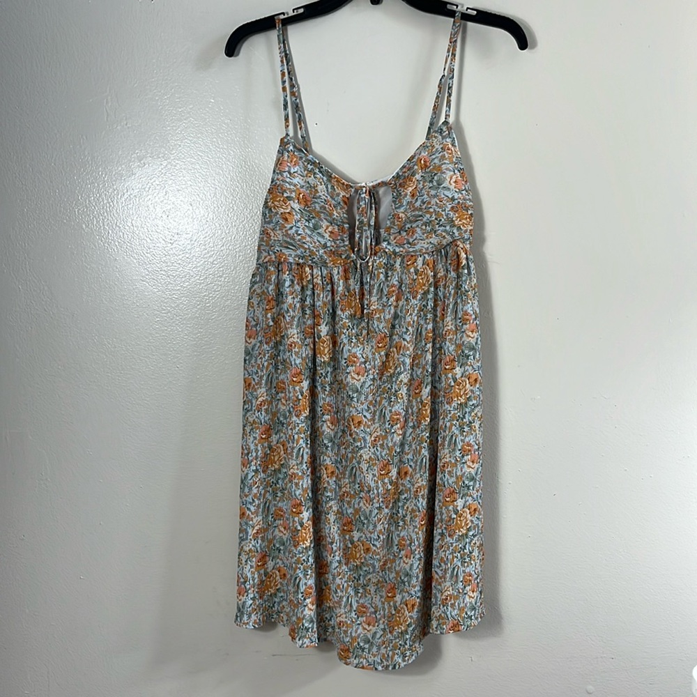 Altard State Floral cami fit & Flare mini strappy dress size L